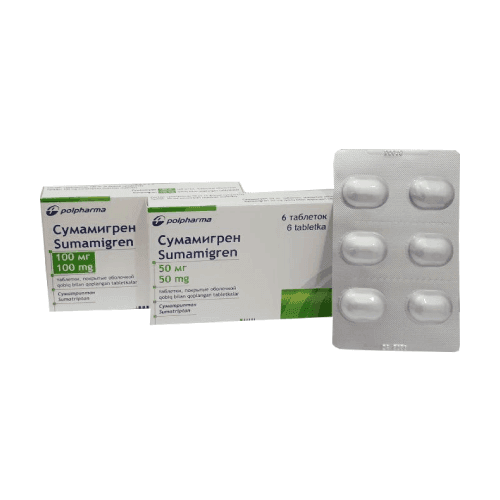 SUMAMIGREN tabletkalari 50mg N6