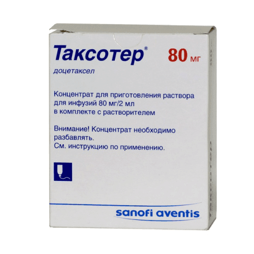 ТАКСОТЕР концентрат 80мг/4 мл