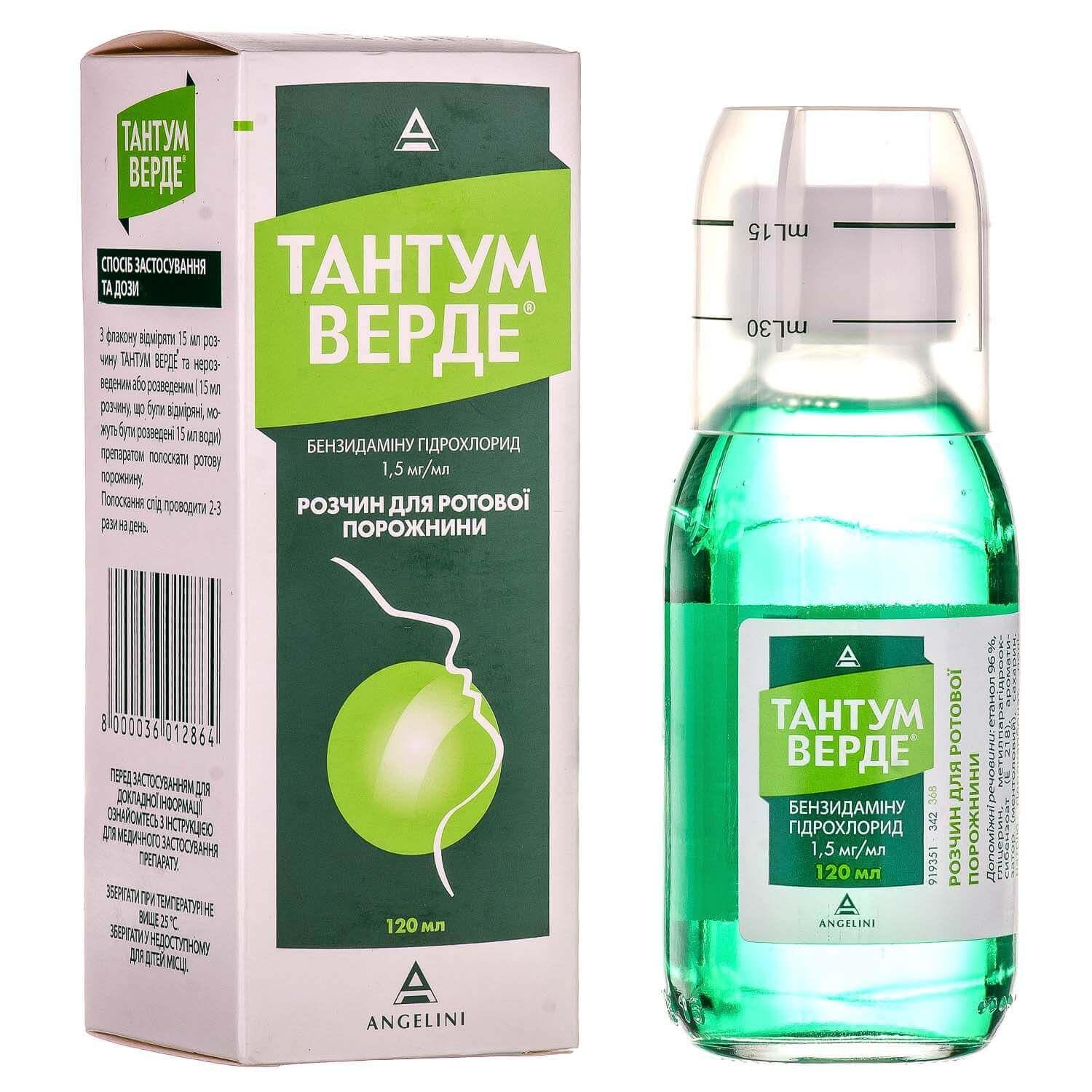 TANTUM VERDE eritma 120ml 0,15%