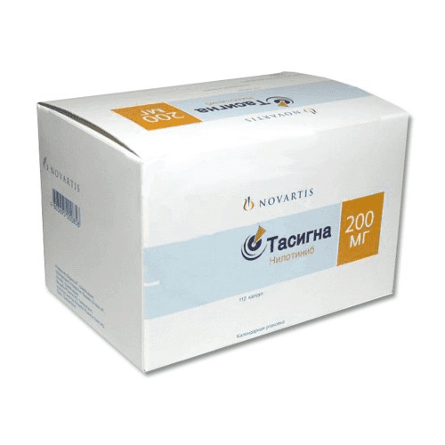 ТАСИГНА капсулы 200мг N27