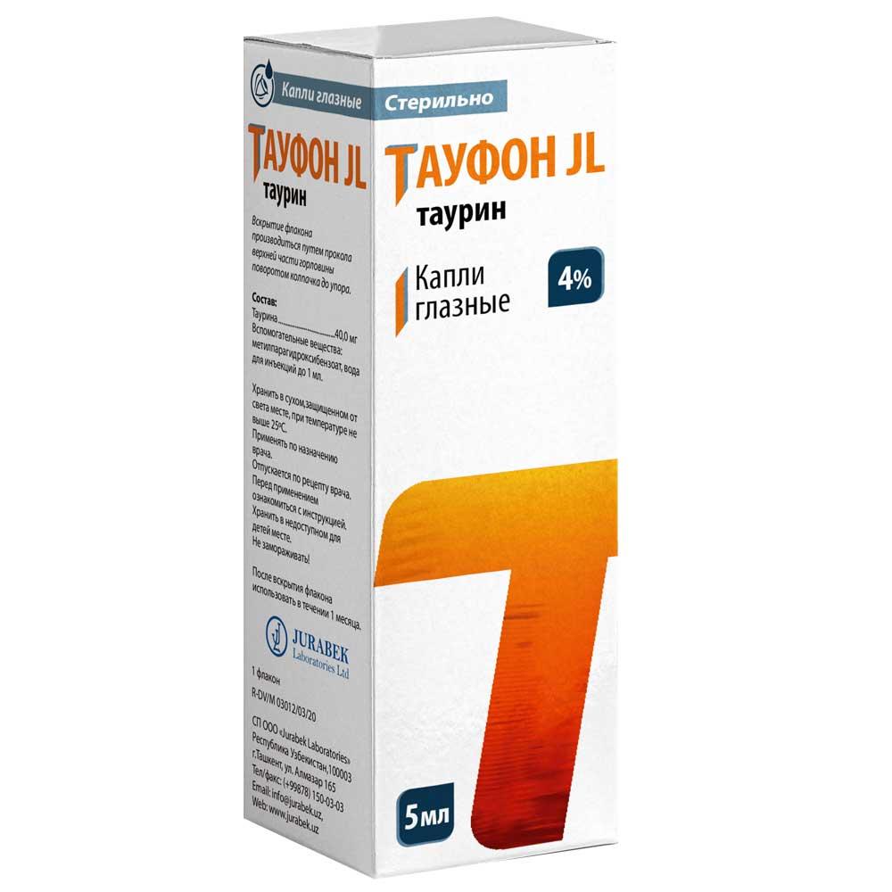 TAUFON JL ko'z tomchilari 10ml 4%