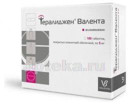 TERALIDJEN VALENTA tabletkalari 5 mg N100