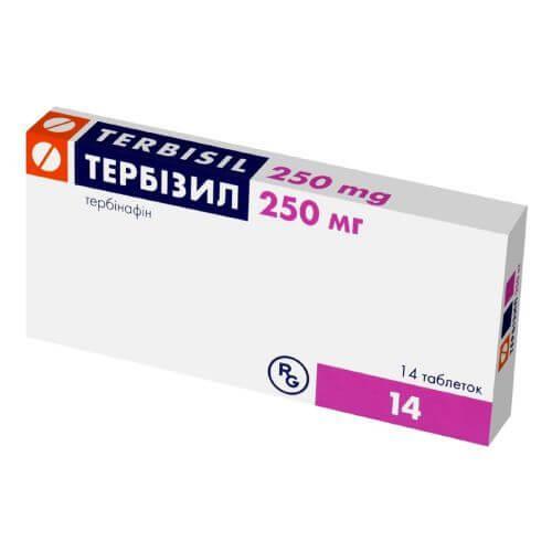 TERBIZIL tabletkalari 250mg N28