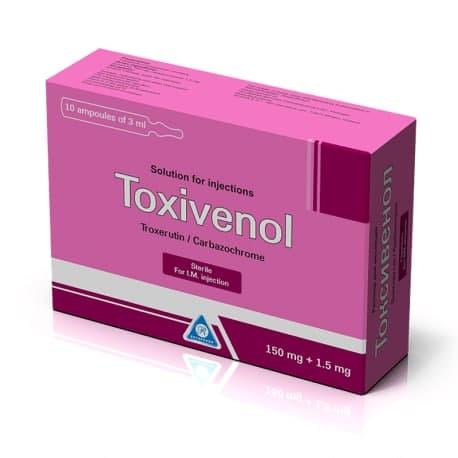 ТОКСИВЕНОЛ раствор для инъекций 150 мг 150 мг+1,5 мг N9