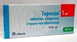 ТОРЕНДО 0,001 таблетки 0,001г N19