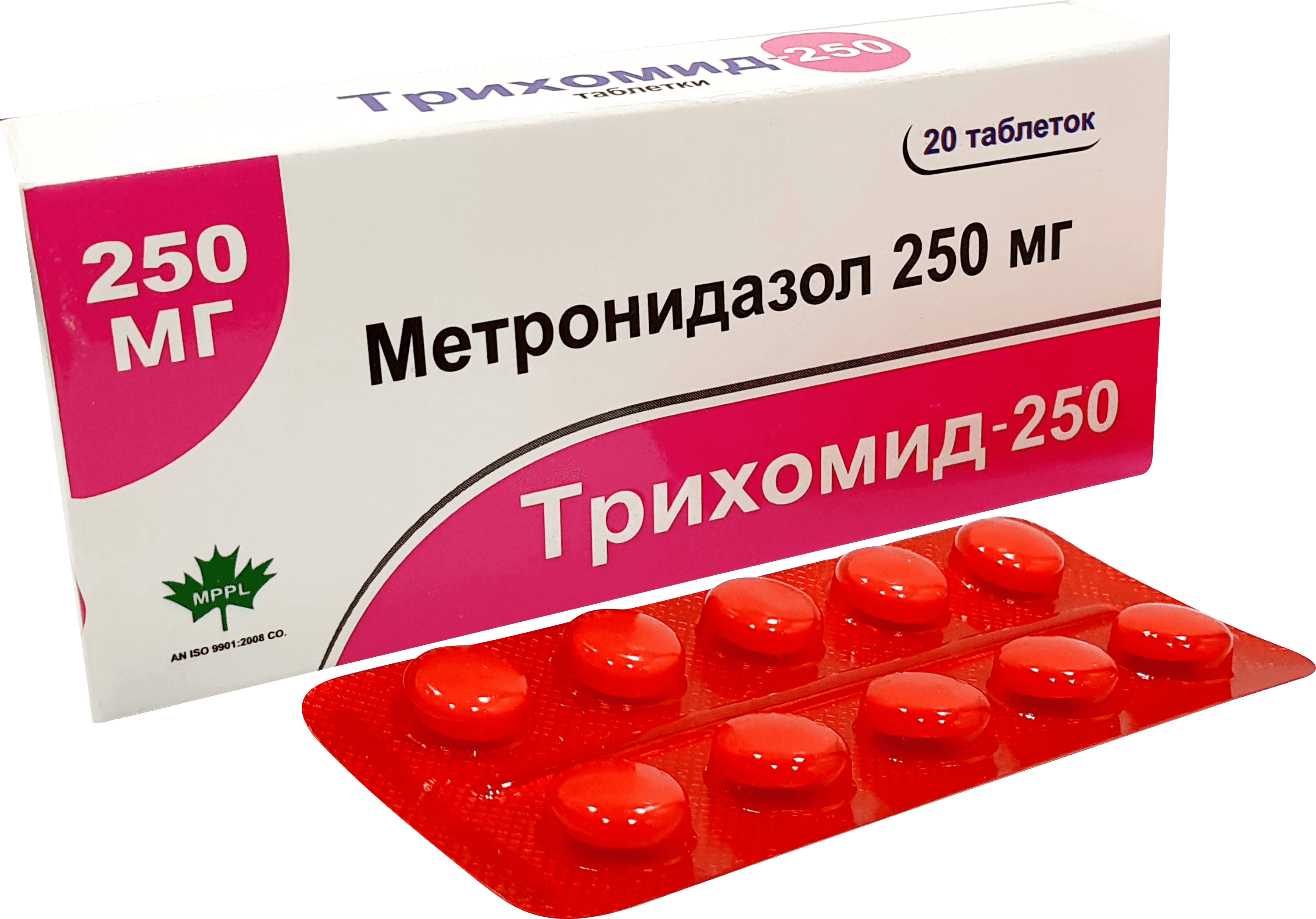 TRIXOMID tabletkalari 250mg N20