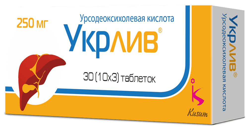 UKRLIV tabletkalari 250mg N30