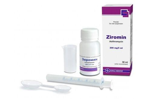 ZIROMIN poroshok 30ml 200mg/5ml