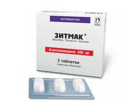 ZITMAK tabletkalari 250mg N6