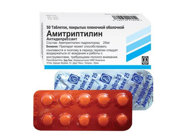 АМИТРИПТИЛИН таблетки 25мг N50 от Darou Pakhsh Pharmaceutical Mfg. Co.