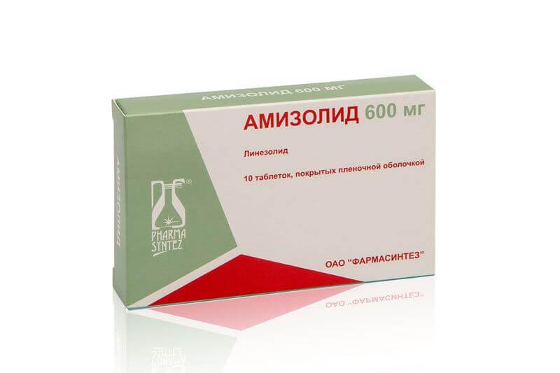 AMIZOLID tabletkalari 600mg N10
