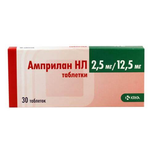 AMPRILAN NL tabletkalari 2,5mg/12,5mg N14