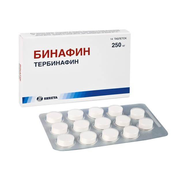 БИНАФИН таблетки 250мг N13