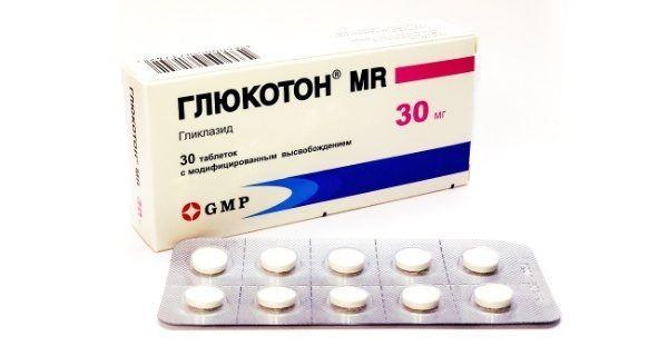 ГЛЮКОТОН MR таблетки 30мг N29 ГЛЮКОТОН MR таблетки 30мг N29