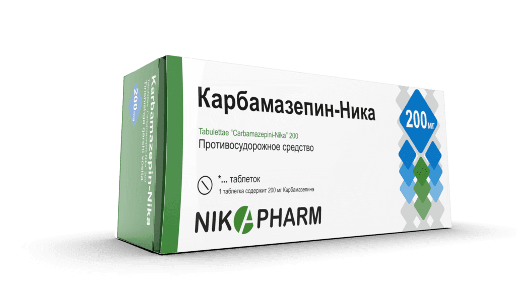 KARBAMAZEPIN NIKA tabletkalari 200mg N10