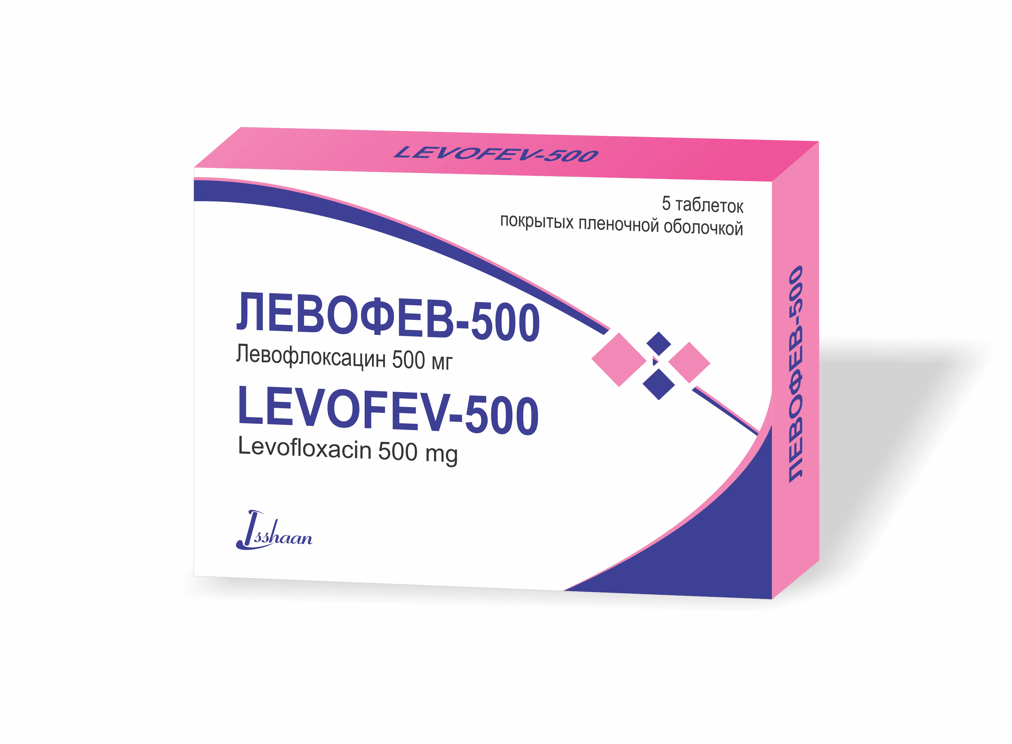 ЛЕВОФЕВ 500 таблетки 500мг N4