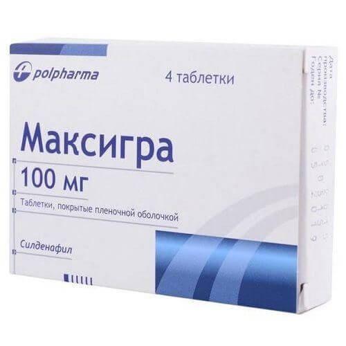 МАКСИГРА 0,1 таблетки N3