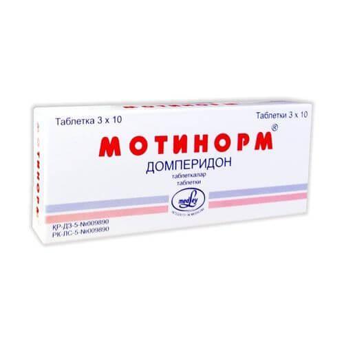 MOTINORM tabletkalari 10mg N100