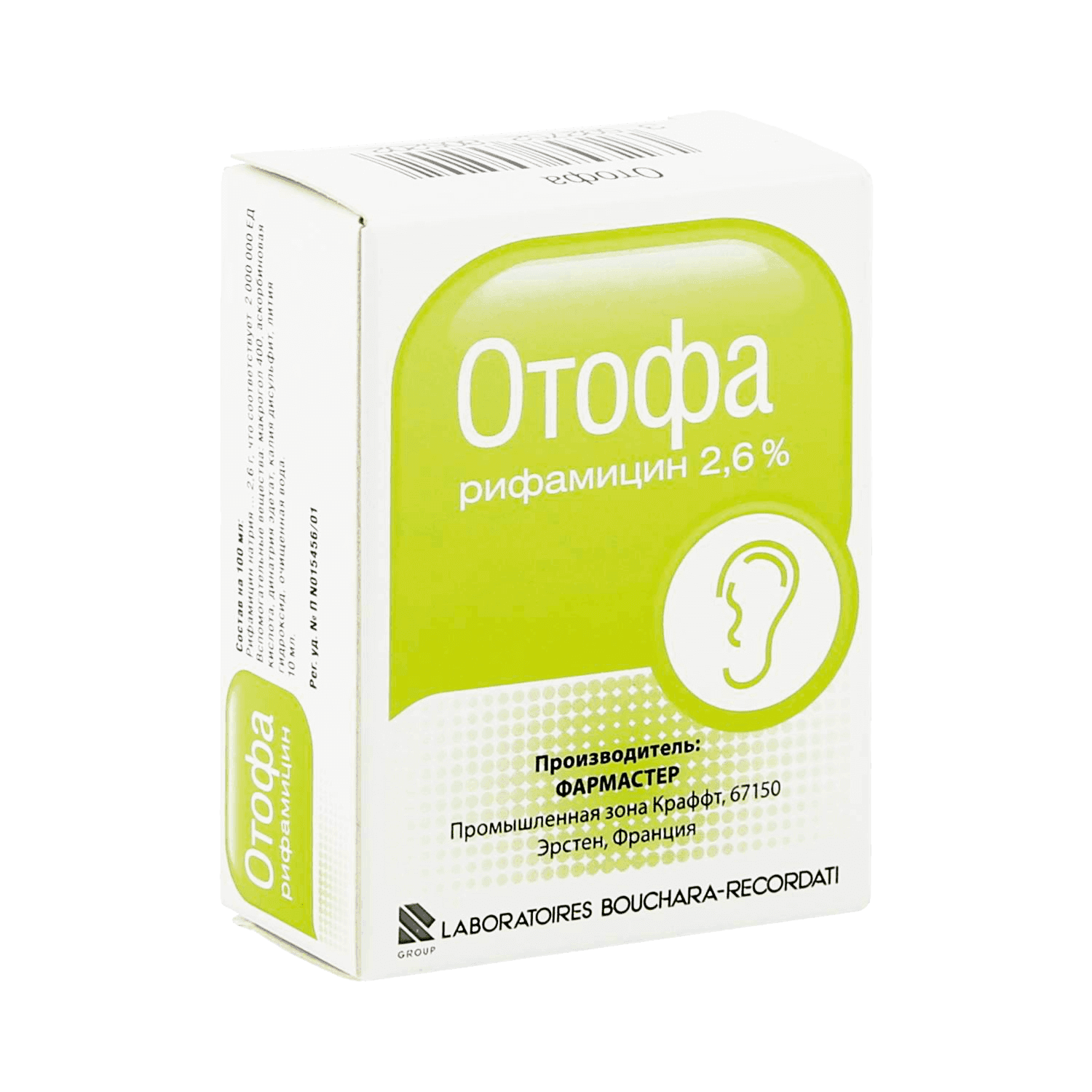 OTOFA tomchilar 10ml 2,6%