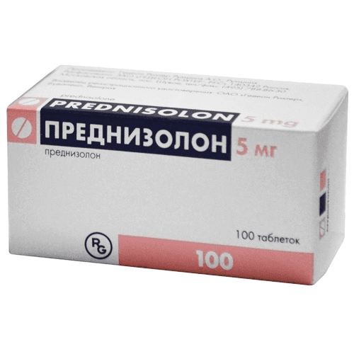 ПРЕДНИЗОЛОН таблетки 5мг N100 от Aburaihan Pharmaceutical Co.
