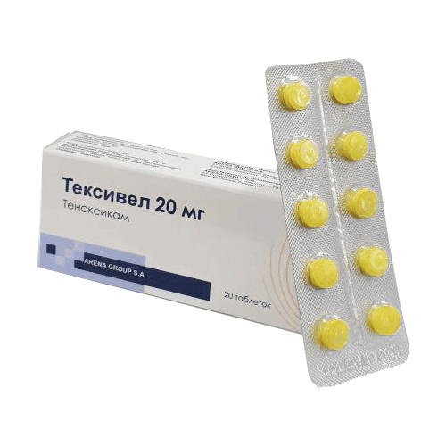 TEKSIVEL tabletkalari 20mg N20