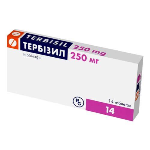 TERBIZIL tabletkalari 250mg N14