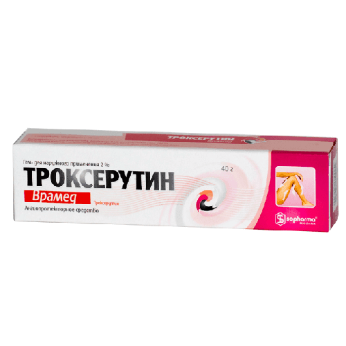 ТРОКСЕРУТИН гель 40г 2% от Sopharma AD