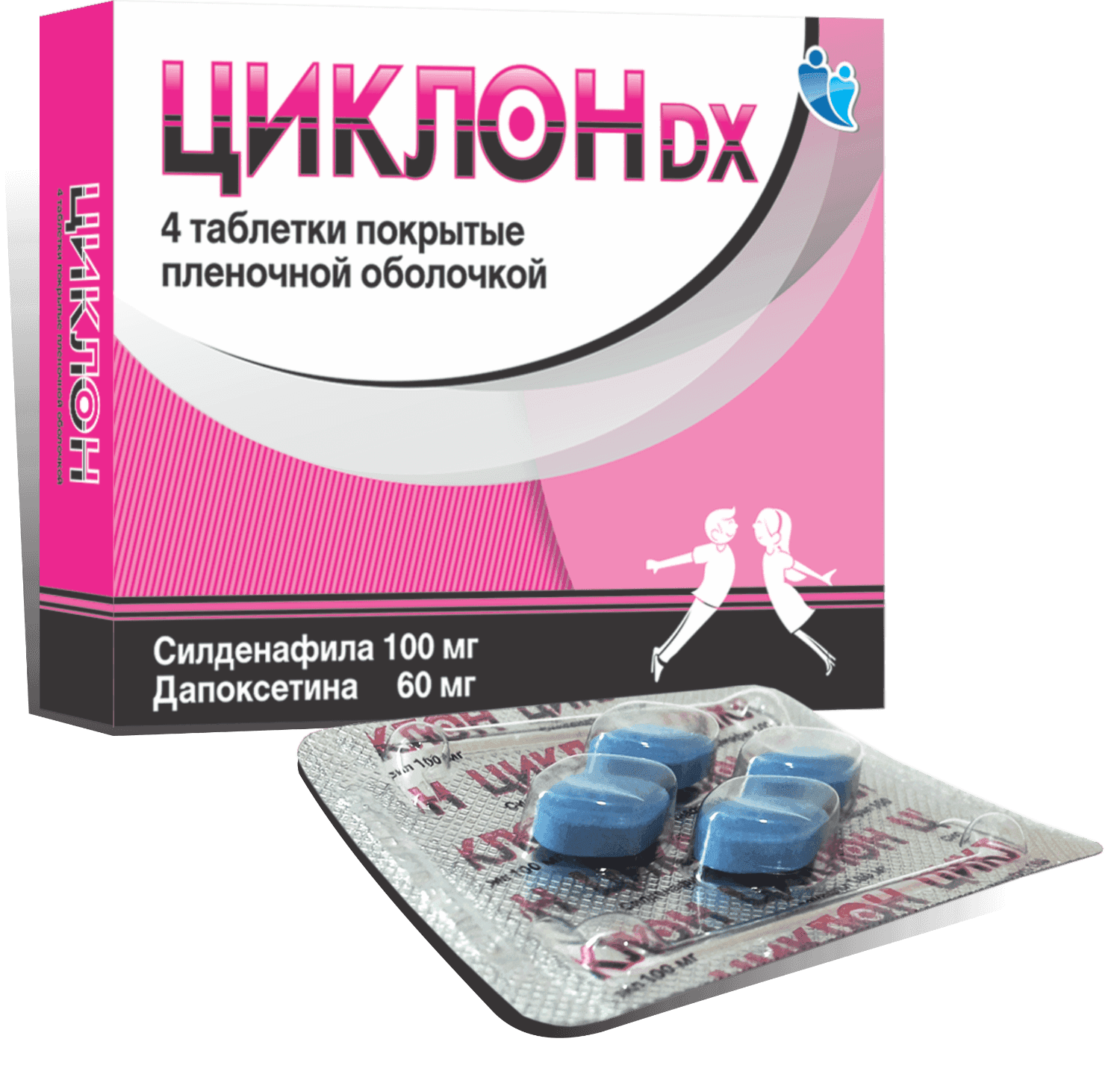 SIKLON DX tabletkalari 100mg/60mg N4